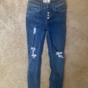 Free People Skinny Jeans - High Waisted